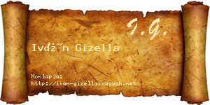 Iván Gizella névjegykártya